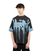 The Hype Boys Boys Blur Paint T-Shirt in Blue