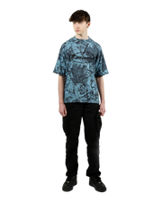 The Hype Boys Boys Y2K Leaf T-Shirt in Blue