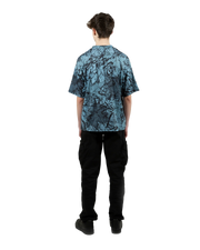 The Hype Boys Boys Y2K Leaf T-Shirt in Blue