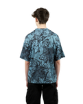 The Hype Boys Boys Y2K Leaf T-Shirt in Blue