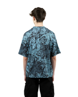 The Hype Boys Boys Y2K Leaf T-Shirt in Blue