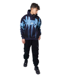 The Hype Boys Boys Blue Drips Hoodie in Multi