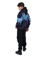 The Hype Boys Boys Blue Drips Hoodie in Multi