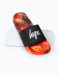 Boys Space Script Sliders in Red