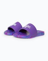 The Hype Girls Girls Crazy Wave Script Sliders in Purple