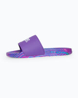 The Hype Girls Girls Crazy Wave Script Sliders in Purple