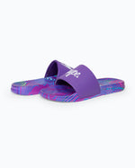 The Hype Girls Girls Crazy Wave Script Sliders in Purple