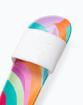 The Hype Girls Girls Multi Wave Script Sliders in Multi