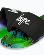 The Hype Boys Boys Wave Slider in Black