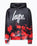 The Hype Boys Boys Sky Script Hoodie in Black & Red